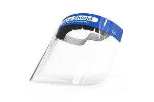 Medmount Medical Disposable CE ISO Plastic Clear Anti Fog 32x19 32x22 34x25cm Protective Face Mask Shield with Sponge