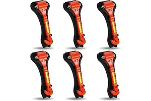 Emergency Car Safety Tool Kit Safety Hammer with Seat Belt Cutter & Window Glass Breaker