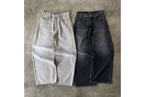 Supplier Custom Bulk Stone-washed Plus Size Breathable Streetstyle Jeans for Men