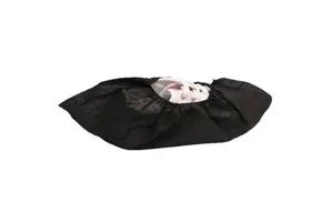Disposable Black Anti-Skid Full Elastic Shoe Cover Thickened Non-Woven Safety Product