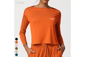 Senior Sense Loose Top Sports Yoga Fitness Top Breathable and Comfortable Plus Size Top