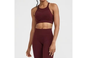 Back Cutout Sports Bra Cross Strap Running Fitness Fitness Yoga Gym Fitness Sets Exercise Bra