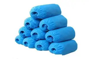 Disposable Anti-slip Waterproof Waterproof Shoe Covers Non Woven Non-slip Shoe Covers New for Adult Wholesale Blue Unisex Midi