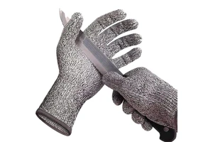 Custom Level 5 Cut Resistant Kitchen Work Gloves Cut Proof Working Safety Gloves