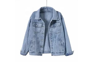 Winter Heavy Rivet Studded Women Denim Jacket Worn Beaded Pocket Turn Down Collar Ripped Jeans Jacket For Women denim jacket