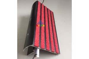 LED-Ready Stair Nosing Anti-Slip Photoluminescent Safety Stair Treads Aluminum Stair Lip Channeled Stair Nosing For LED Strips
