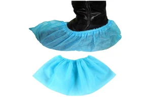 Top-quality extra Large Thickened Blue Color Non slip Non-woven Anti Slip Disposable Shoe Covers