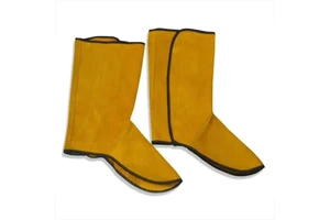 Leather Welding Shoe Cover for Welders Flame Retardant Coveralls Safety Protective Clothing Foot Protector