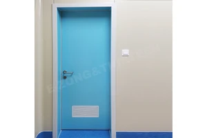 Stainless Steel Cleanroom Door Airflow Louver GMP Swing Door For Pharmaceutical Laboratory Hospital Food Biotech Warehouse