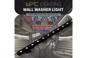 DMX Waterproof IP66 Outdoor LED RGB High Brightness Wall Wash Lamp Linear Facade Lamp for Landscape Architecture Contour
