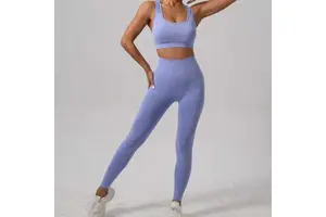 Europe and the United States Plus Size Sports Bra Women Wear Shock-proof Beautiful Back Gathered Fitness Vest Running Yoga Suit.