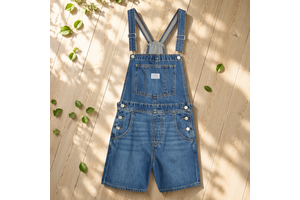 Women's Loose Casual Vintage Denim Overalls 100% Cotton Summer Vacation Ready