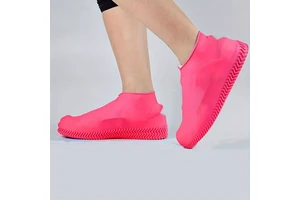Unisex Foldable Waterproof Shoes Covers Durable Anti-Slip Silicone for Outdoor Use Thickened Safety Product