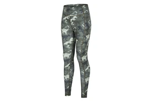 Women High Waisted Printed Yoga Pants Slim Fit Stretch Fitness Workout Leggings with Pockets for Running & Gym Training