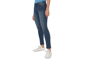 Fashionable Women's Skinny Fit Casual Wide Jeans Pants Comfortable Slim Washed Women Jeans Pants