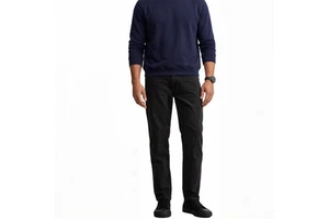 OEM Custom Men's Spring Elegant Casual Denim Jeans Vintage Slim Fit Straight Leg Baggy Streetwear Slim-fit Jeans Pants for Men