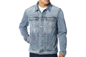 Top Selling Men's Jeans Jackets Custom Made Customized Winter Jean Jackets With OEM Services Jeans Jackets