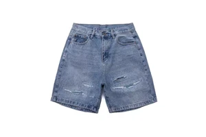 Men's Vintage Denim Shorts Stylish Designable with Custom Logo High Quality Plus Size Wholesale Best Men's Denim Shorts