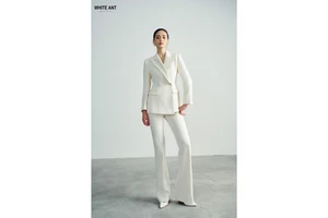 New Arrival Women'S Casual Pants Straight Wide Legs Euphemia Long Pant Eco-Friendly Fabric Custom Labels Whiteant Manufacturer