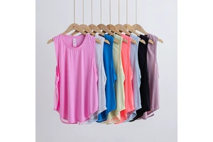 Vest Running Tops Cover-up Women's Sleeveless Sport T-shirt Yoga Dance Top