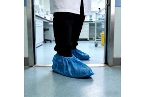 Disposable CPE Shoe Covers Wholesale Blue Plastic Shoe Covers For Clean Room Waterproof Non Slip Dust Proof Protective ShoeCover