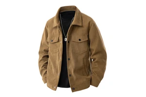 Hot Selling Autumn Denim Single Button Windproof Breathable Eco-Friendly Coat Turn-down Collar Long Sleeve Button Men's Jacket
