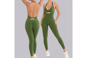 New Sports Bodysuit&jumpsuits Women Running Gym Wear High Quality Yoga Jumpsuit One Piece Sexy Backless Women's Sports Jumpsuit
