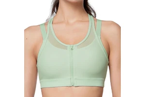 Plus Size Available Sporty Style Women's Sports Bra Front Breathable Quick Dry Medium Support Spandex/Nylon High Stretch Yoga