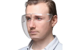 Full-Face PC Protective Mask Splash-Proof Anti-Fog Integrated Clear Visor Isolation Goggles Kitchen Stir-Fry Face Shield