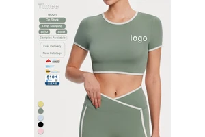 Move-Free Yoga Top Lightweight Stretchy Supportive Low-Impact Meditation Practice