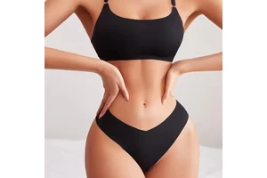 High-quality Lace Lingerie With Steel Rims Gathered Women's Seamless Underwear Bras And Thong Sets Sexy Lingerie Sets
