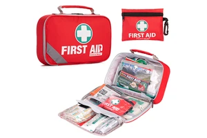258 Piece Set First Aid Kit Red First Aid For Travel Vehicle Outdoor Camping Aid Kit