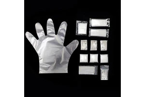 Disposable Food Grade Independent Plastic Gloves Packing Pe Glove Individually Wrapped Disposable Gloves