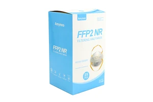 Protective FFP2 Disposable Dust Mask EN 149 Standard Adjustable Nose Clip 4 Layers White Europe Stock Safesecure