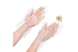 HDPE Disposable Gloves Heavy Thickness Industrial Cleaning Safety Gloves