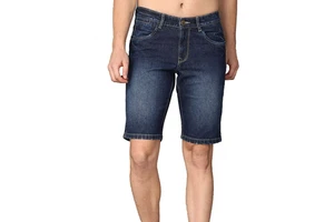 Trendy Blue Denim Shorts for men With Stylish Casual Summer Wear Denim Men's Shorts