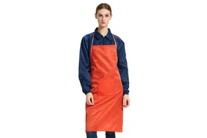 Cleanroom Anti-Static Apron: Unisex Extended Length Dust-Free Safety Workwear