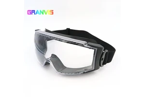 CE EN166 ANSI Z87.1 Safety Goggles for Industrial with Adjustable Headband Wrap Around Design for Well protection