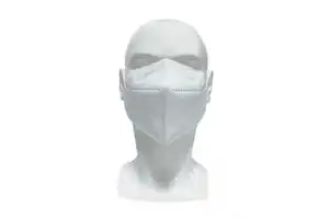 KN95 Disposable Face Mask Fashion White Protective Respirator with Dustproof Fabric