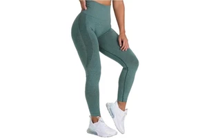 Women's Seamless High Waist Fitness Sports Tights Yoga Pants Leggings Scrunch Bum Gym Leggings