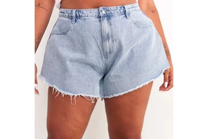 Custom Women Mid Waist Vintage Denim Shorts Breathable Cotton Summer Casual Wear with Bow Print Supplier Factory