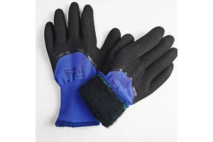Excellent Grip 3/4 Latex Foam Coated Double Lining Insulated Winter Work Safety Gloves