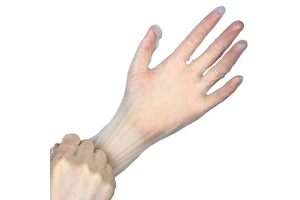 Disposable Safe Hands PVC Gloves for Restaurant