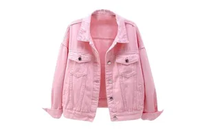 Big Size Short Denim Jackets Women Tops Autumn Wash Long Sleeve Vintage Casual Jean Women's Denim Sets