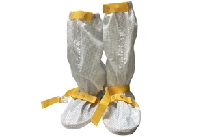 Allesd Washable Cleanroom Lab Antistatic Electronics Workshop Polyester Safety Shoes Boots Shoe Cover