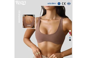 Customized Quick Dry Yoga Bra Women Supportive Sports Bra Breathable Moisture Wicking for Running Training Gym Fitness Top
