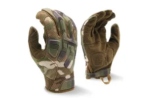 HuaRui 13G Polyester Spandex Safety Gloves Smooth Nitrile Coated Anti-Impact for Construction Economy Style