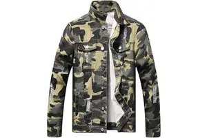 Best Selling Men's High Premium Quality 100% Cotton Jeans Jacket New Design Stand Washed Technique Casual for Autumn Made