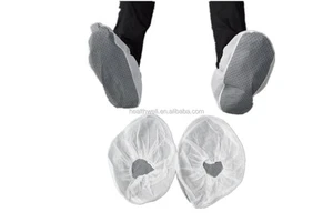 PVC Dotted Sole Disposable Overshoes with Non-Woven Anti-Slip Material Safety Product for Shoe Cover Protection