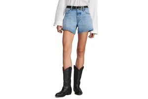 2026 Women's Casual Straight Mid Button Detail High Quality Cotton Denim Shorts Light Weight Breathable Quick Dry Customized